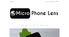 Desktop Screenshot of microphonelens.com