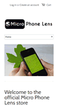 Mobile Screenshot of microphonelens.com